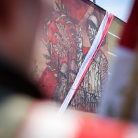 Relacja TVP3 Rzeszów z odsłonięcia muralu w Lubaczowie