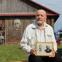 Deskal z portretem Zofii i Pawła Mierzwów